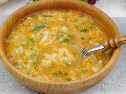 Постный капустняк с пшеном