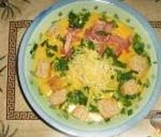 Суп-пюре из тыквы и картофеля