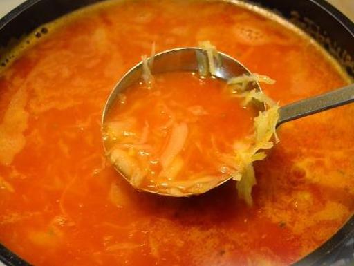 Фасолевый суп с капустой